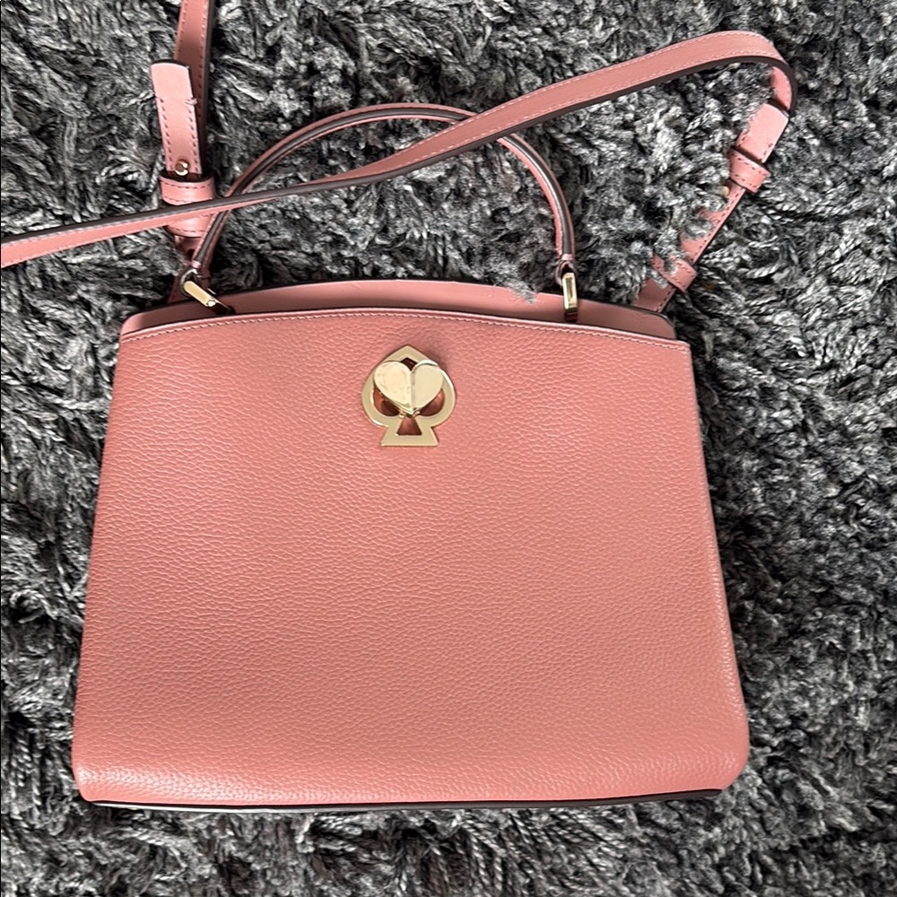 Mauve Kate Spade Leather Handbag